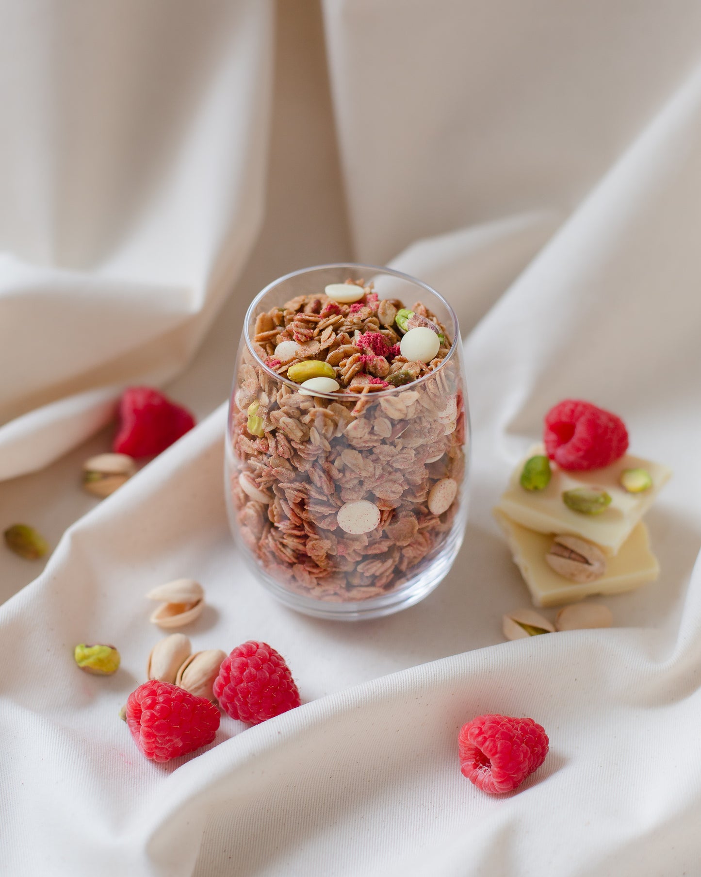 Pistachio, Raspberry and White Chocolate